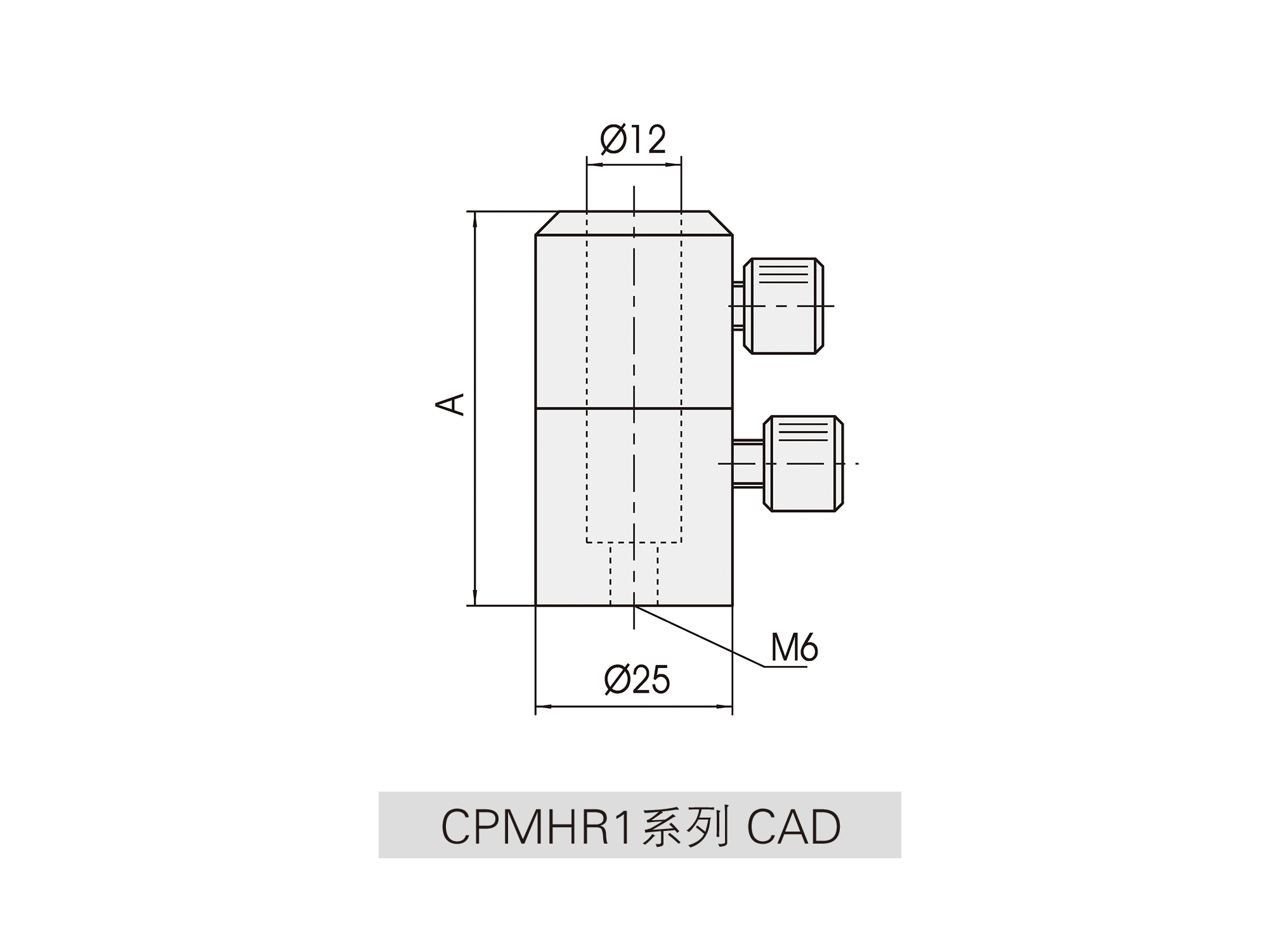 CPMHR1系列旋轉桿架cad