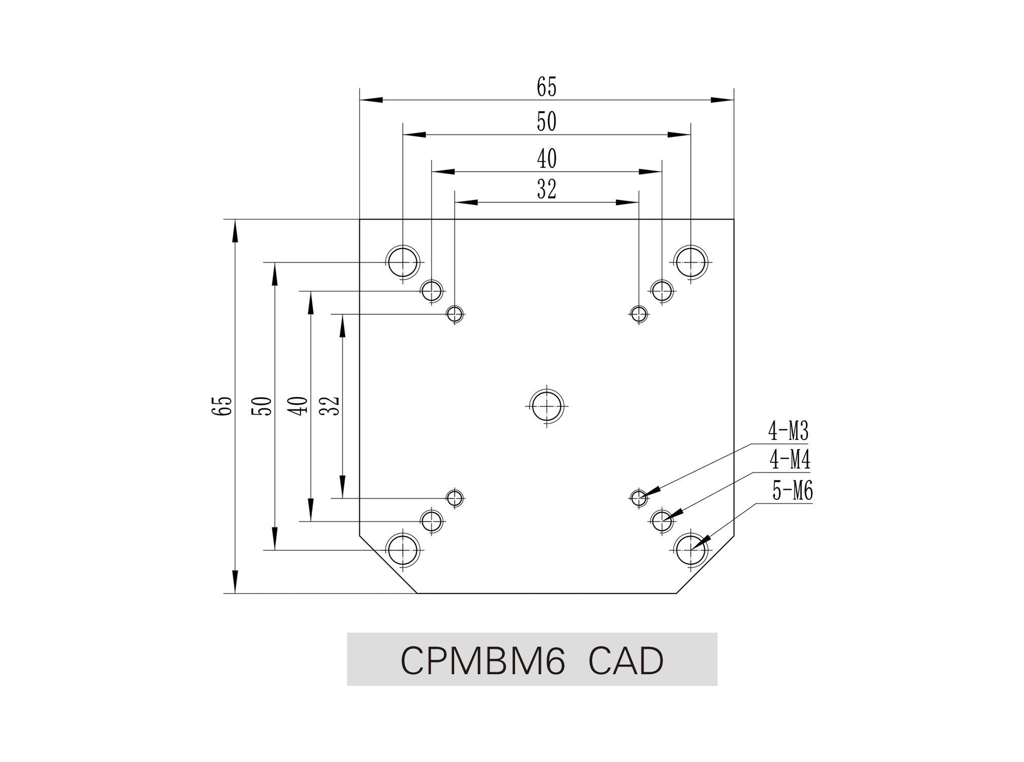 CPMB65A通用磁力底cad